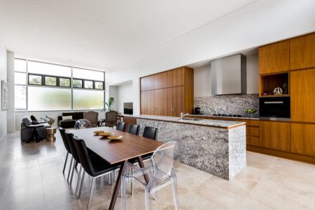 Kitchen designed by architect Sandy Anghie – crafted by G Mannino and Sons